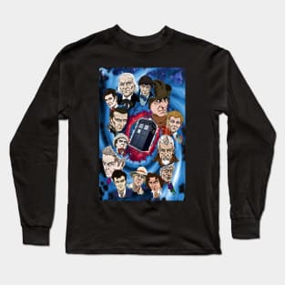 Dr. Who Homage Long Sleeve T-Shirt